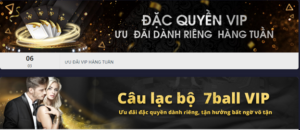 Khuyến mãi 7ball - Hành trình chinh phục thiên đường giải trí 7 khuyến mãi thành viên vip 7ball